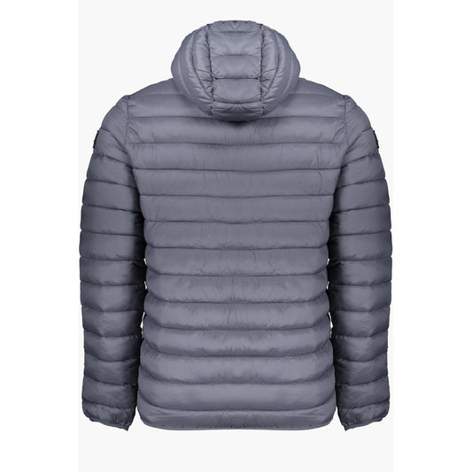 Gray Polyamide Men Jacket