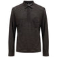 Gray Wool Polo Shirt
