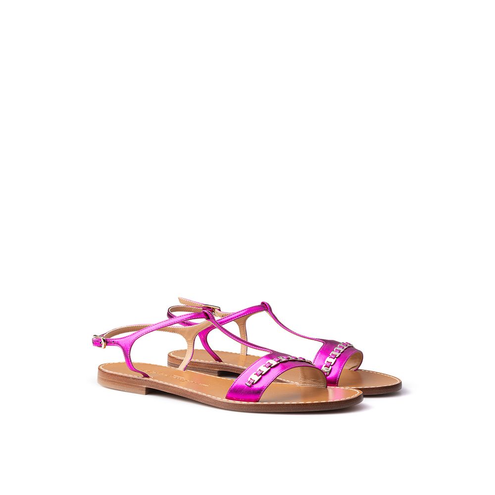 Elegant Purple Summer Sandals