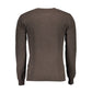 Brown Wool Men Sweater