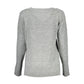 Silver Acrylic Women Sweater