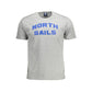 Gray Cotton Men T-Shirt