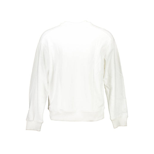 White Cotton Men Sweater