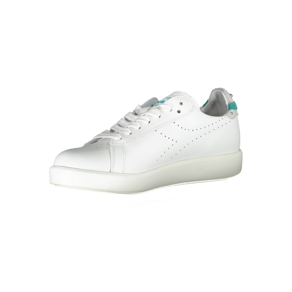 White Leather Women Sneaker