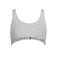 Gray Cotton Women Sports Bra