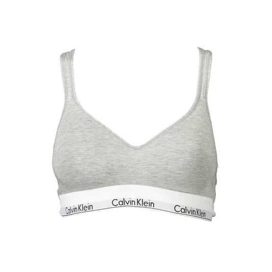 Gray Cotton Women Bralette