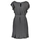 Black Polyester Women Dress