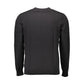 Black Cotton Men Sweater