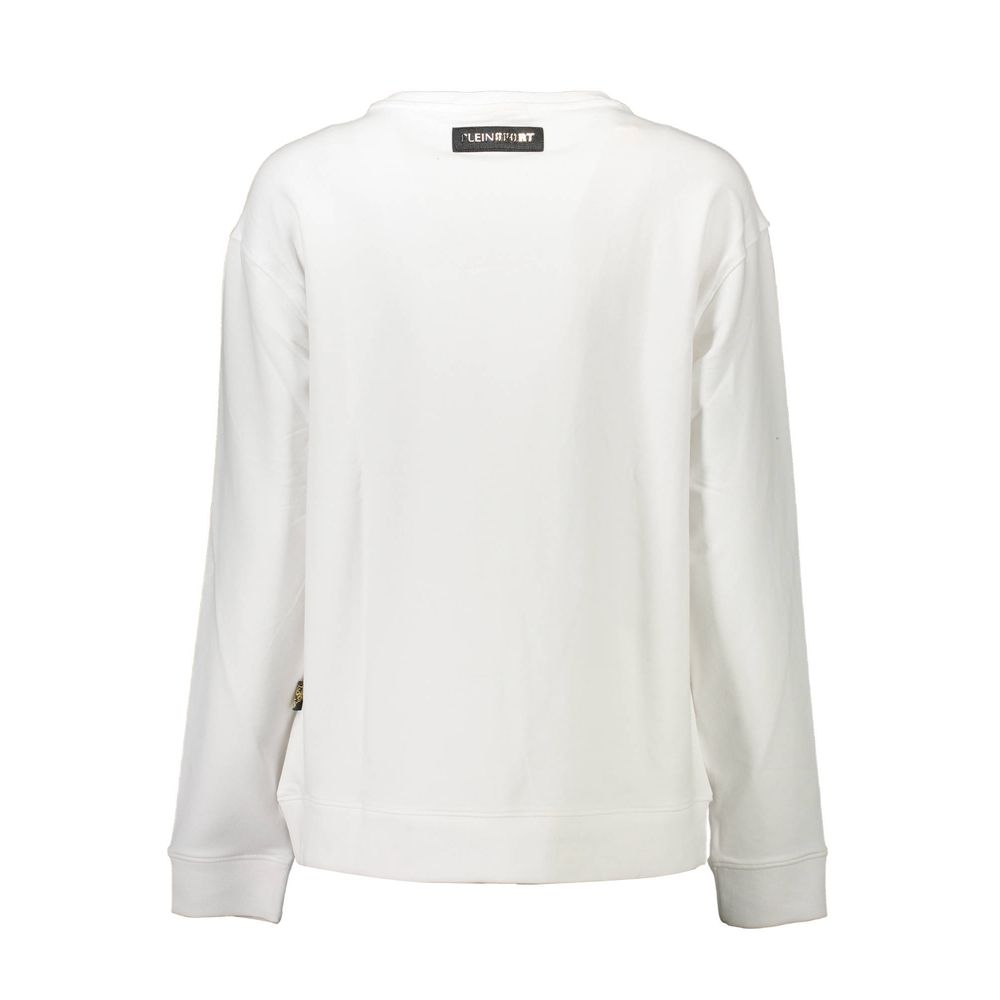 White Cotton Women Sweater