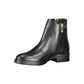 Black Leather Women Boot