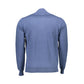 Blue Wool Men Sweater