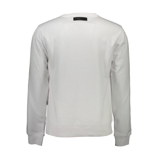 White Cotton Men Sweater