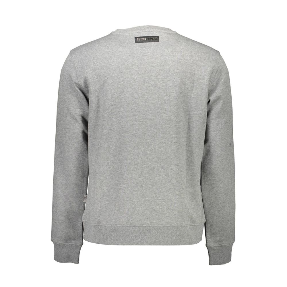 Gray Cotton Men Sweater