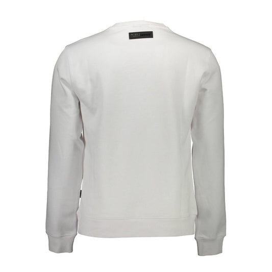 White Cotton Men Sweater