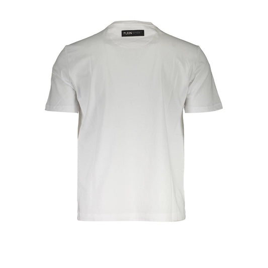 White Cotton Men T-Shirt