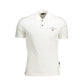 White Cotton Men Polo Shirt