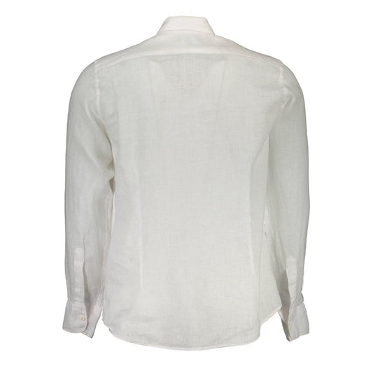 White Linen Men Shirt