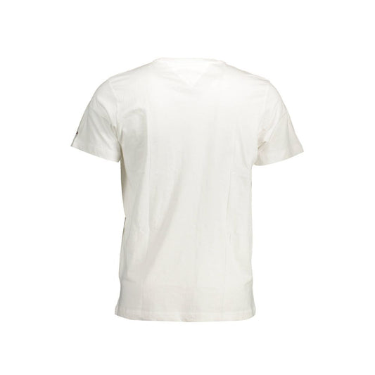 White Cotton Men T-Shirt