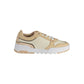 Beige Leather Women Sneaker