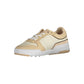 Beige Leather Women Sneaker