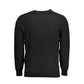 Black Cotton Men Sweater