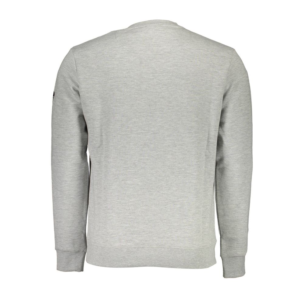 Gray Cotton Men Sweater