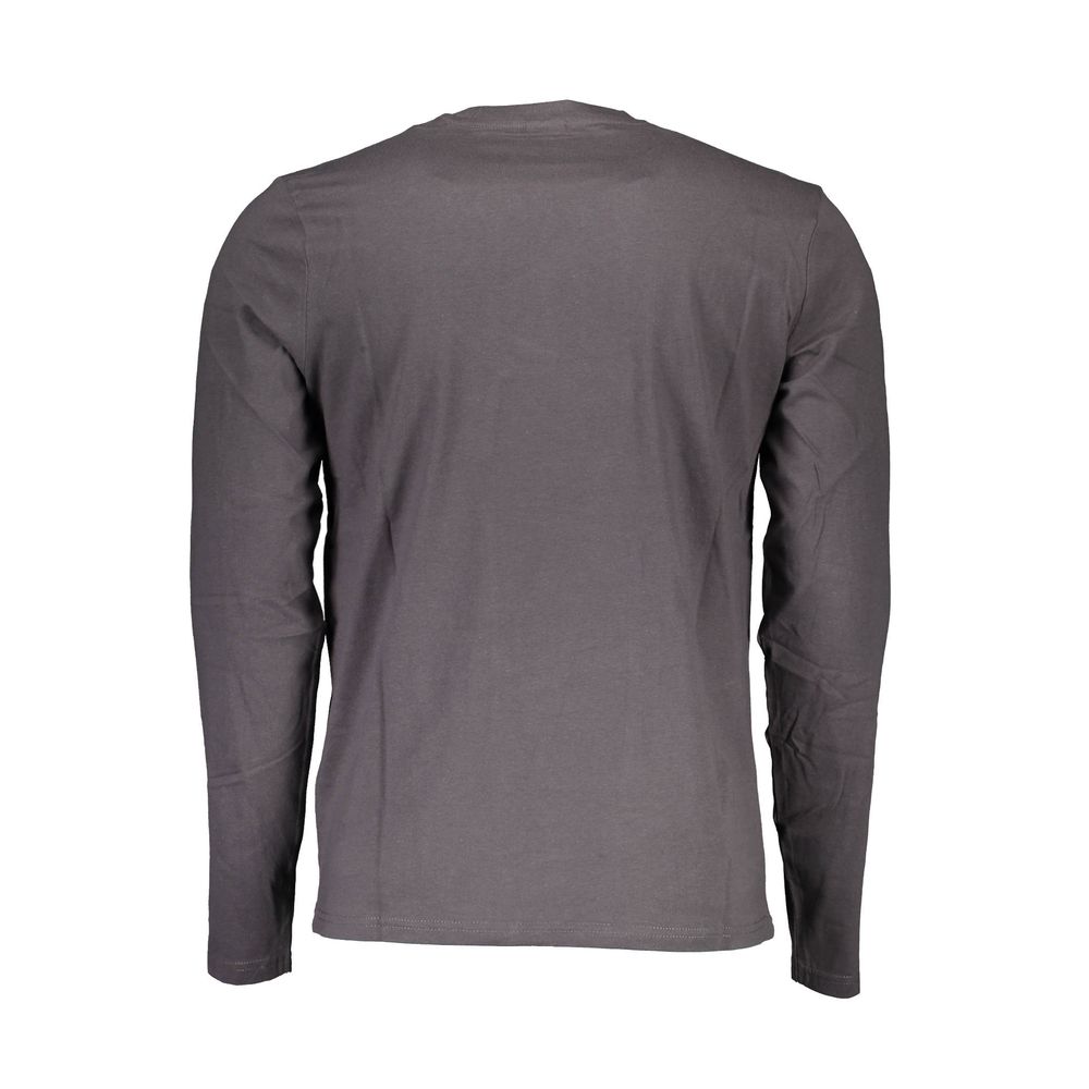 Gray Cotton Men T-Shirt