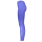 Blue Polyester Women Legging