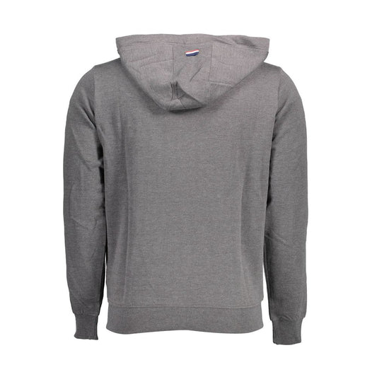 Gray Cotton Men Sweater