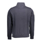 Blue Cotton Men Sweater