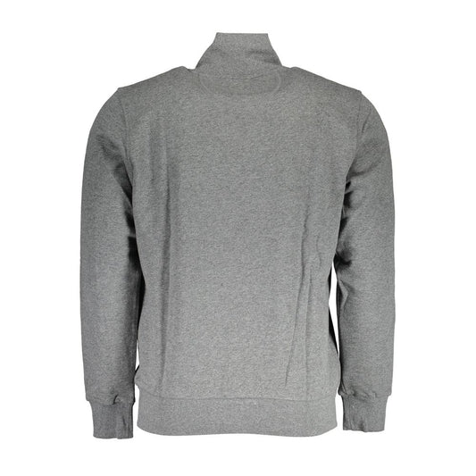 Gray Cotton Men Sweater