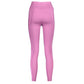 Purple Polyester Women Legging