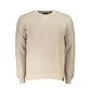 Beige Cotton Men Sweater