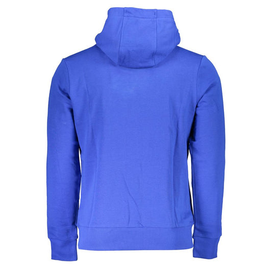 Blue Cotton Men Sweater