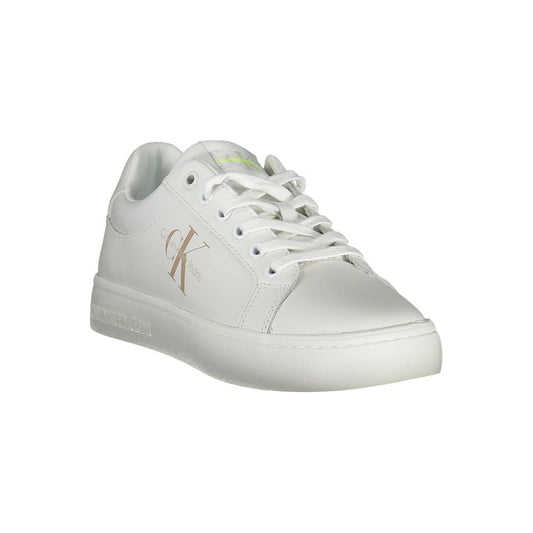 White Leather Women Sneaker