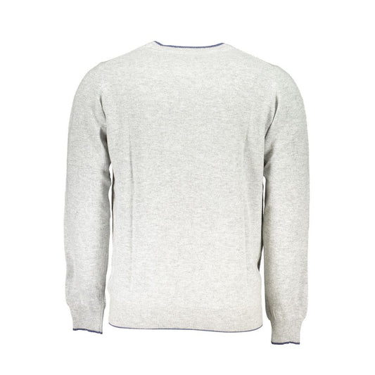 Gray Polyamide Men Sweater