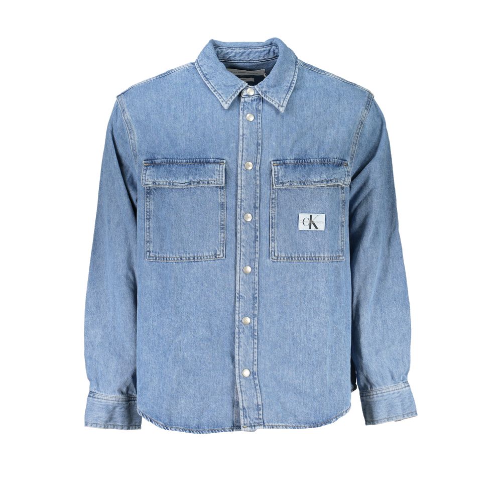 Sophisticated Light Blue Denim Shirt