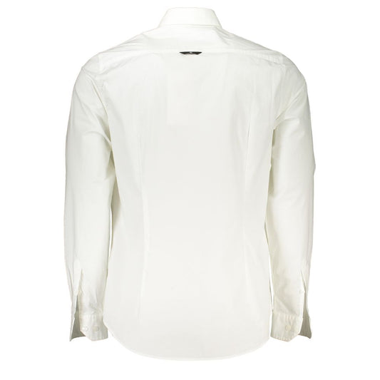 Elegant Slim Fit Long Sleeved White Shirt