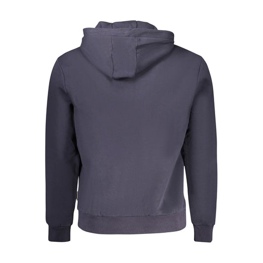 Blue Cotton Men Sweater