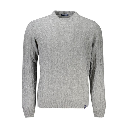 Gray Wool Men Sweater