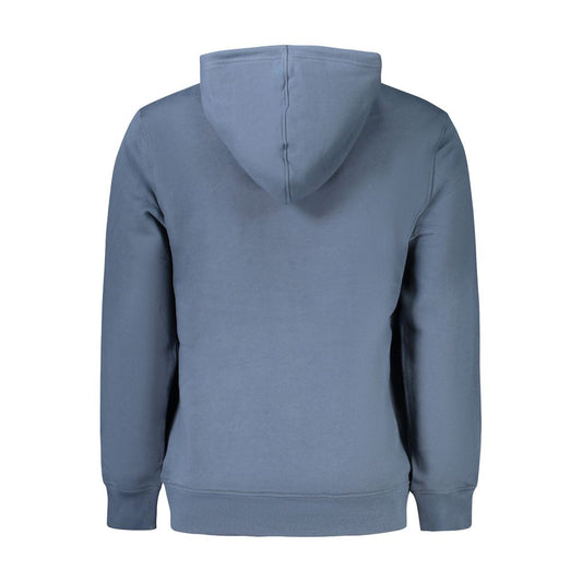 Blue Cotton Men Sweater