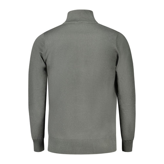 Green Viscose Men Sweater