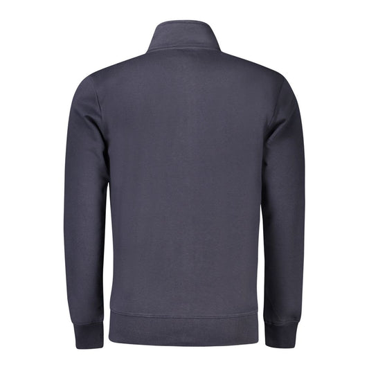 Blue Cotton Men Sweater