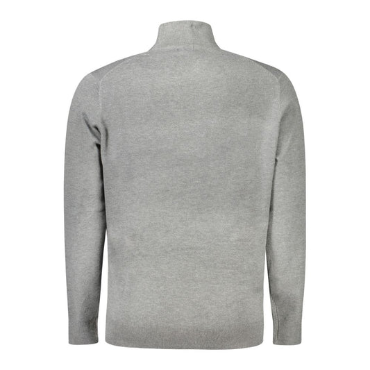 Gray Polyamide Men Sweater