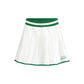 White Polyester Women Skirt