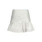 White Cotton Women Skirt