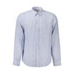 Blue Linen Men Shirt