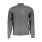 Gray Viscose Men Sweater