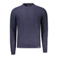 Blue Wool Men Sweater