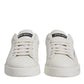 White Black Logo Portofino Men Sneaker Shoes